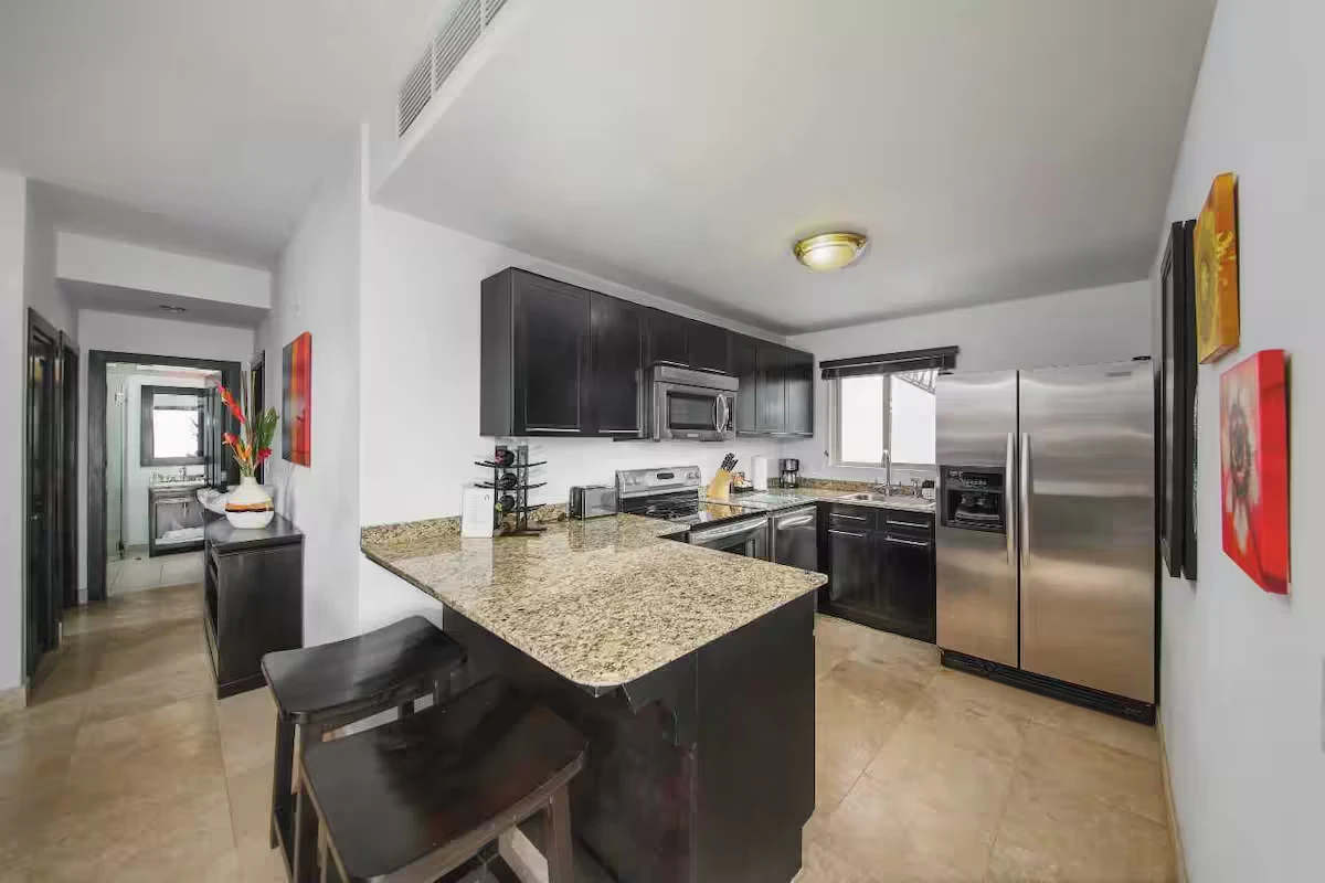 Two Bedroom Resort View Condo kitchen