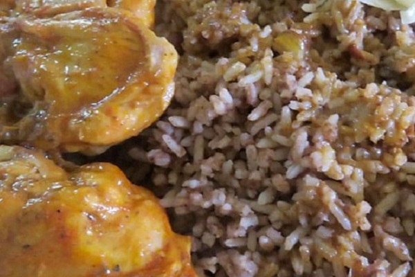 chicken with rice and beans